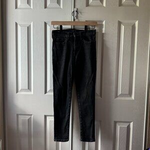 Banana Republic Hi Rise Skinny Black Jeans